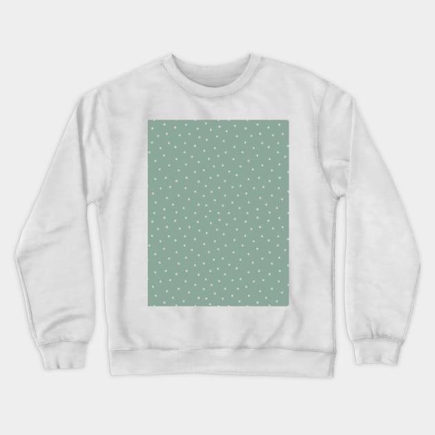 Random scattered dots, abstract minimalistic print Crewneck Sweatshirt by DanielK